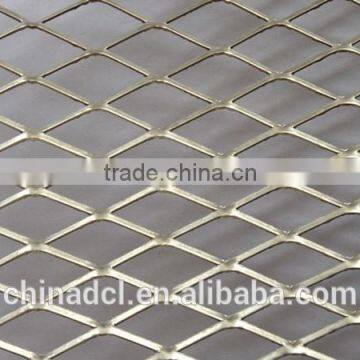 galvanized / plastic coated steel expanded plate mesh