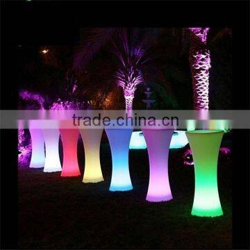 outdoor and garden and party used Li-on battery led bar Portable Cocktail Table