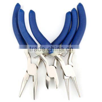 14 Pcs Jewellery Making Beading Mini Pliers Tools Kit Set Flat Long Round Nose photo-3