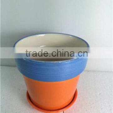 Decorative Small Colourful Ceramic Flower Pots photo-4
