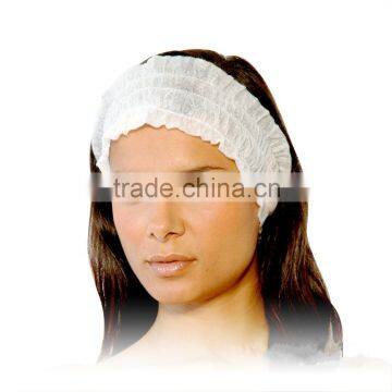 Disposable non woven spa headbands for women