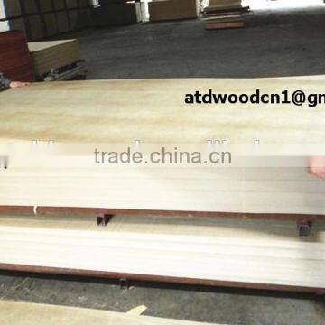 Straight line teak plywood