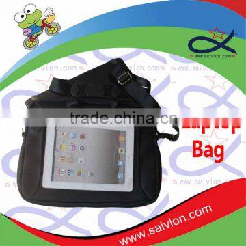 Neoprene laptop tablet computer bag with strap