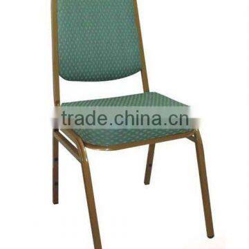 Green fabric steel conference chair