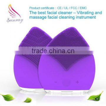 Portable Electric beauty device portable facial cleansing brush body cleaning products