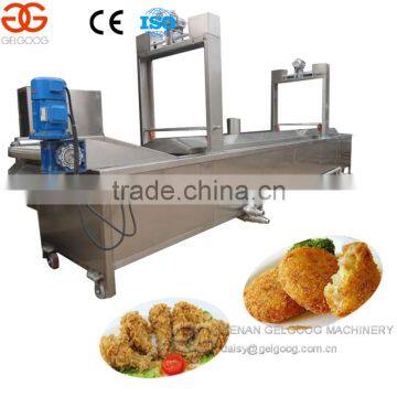 Chin-chin Coated Peanut deep fryer Chicken meat frying machine for sale