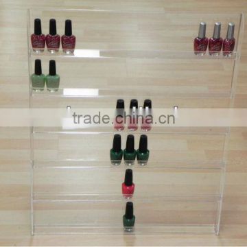 wall mount acrylic nail polish display