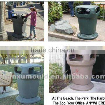 Rotationally Outdoor bins , Poly waste containers