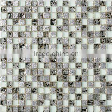 platinum classical crystal mosaic and glass mosaic, bathroom,swiming pool