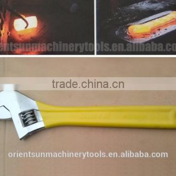 Adjustable wrench pvc handle