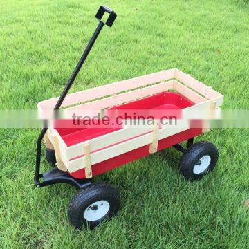 TC4201A Gold supplier long handle folding garden beach kids wagon