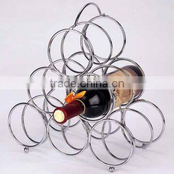 triangle red wine rack