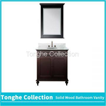 Tonghe Collection Paint Bathroom Vanity Dark Brown photo-2
