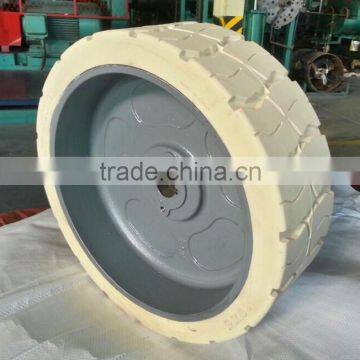 Aerial Work Platform Genie Haulotte Upright Snorkel Mobile Scissor Lift Solid Tire Wheel 15x5 photo-2