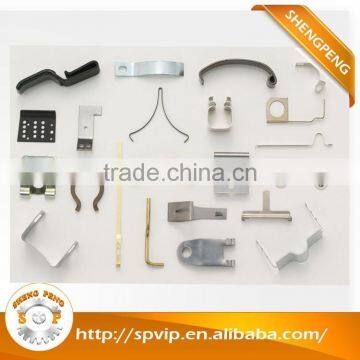 Custom Multi-Slides Press Metal Stamping Parts for Clips, Flat Springs, Battery Contacts photo-2
