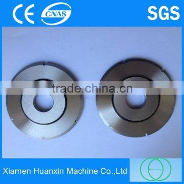 Slitting roller blades ,slitter machine knife for cutting pipe/tube