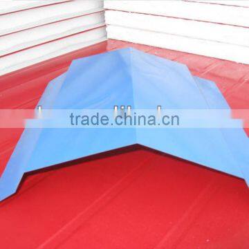 Low Cost Galvanized Roof Ridge for Workshop China Manufacture/ Good Quality Ridge Capping for Sheds/new Type Color Steel Ridge photo-2