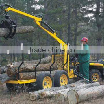 Forest Timber Trailer with Loader