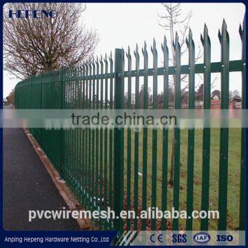 2015 hot sale low carbon steel wire palisade fence