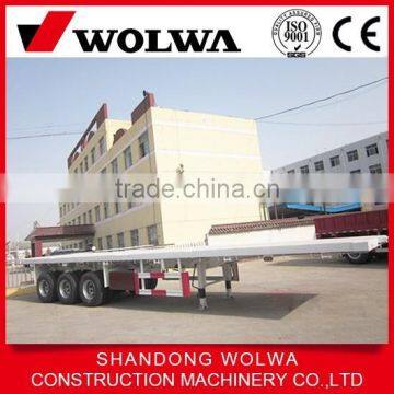 High Quality Cheap Flatbed Semi Trailer From Chinese Factory photo-2
