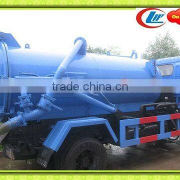 4000L sewer jetting truck, vacuum sewage truck,sewage tanker truck