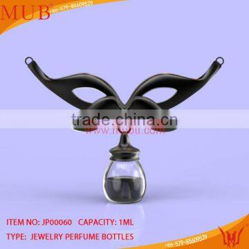 Mask perfume bottle necklace pendant wholesale