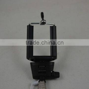 Self Timer Wired Selfie Holder Universal Retractable Camera Selfie Stick Adjustable Handheld Monopod Mount Holder for IPhone 5 5 photo-3