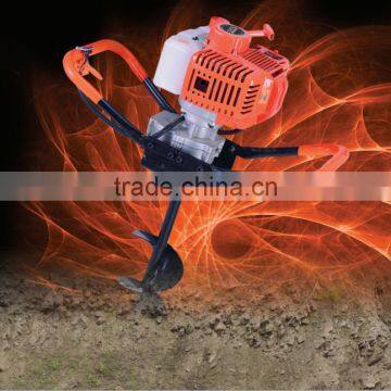 2 stroke earth drilling ,52cc earth auger,44F-6 ice auger with 150mm,200mm drill with CE,GS EURO2