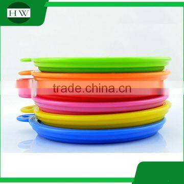 Folding Portable Colorful Travel Silicone Telescopic Pet Eat Drink Food and Water Bowl Cup Collapsible Accordion Foldable photo-2