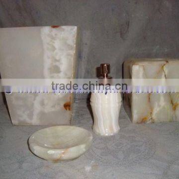 Luxury Colorful Free Sample for Natural ONYX BATHROOM ACCESSORIES COLLECTION photo-5
