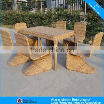 Synthetic Rattan Wicker Furniture Stylish Resturant Furniture