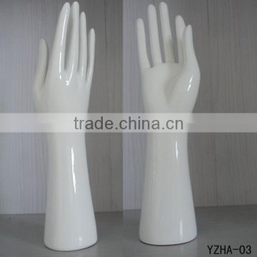 Fiberglass hands glove rings display mannequins