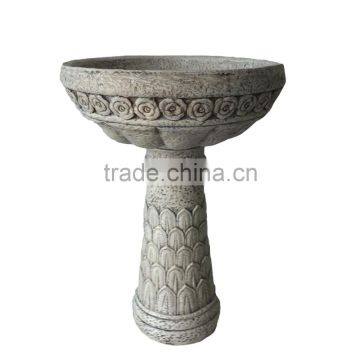 Cement Granite Birds Baths Carving for Garden Using photo-3