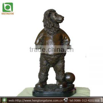 Antique Brass Lion Statue