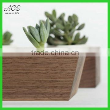 Wooden plant pot Home decorative plant pots wooden planter