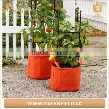 Garden decorative cheap colorful stackable fabric flower pots