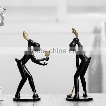 Custom Deer Figure Polyresin Decoration Polyresin Crafts photo-2