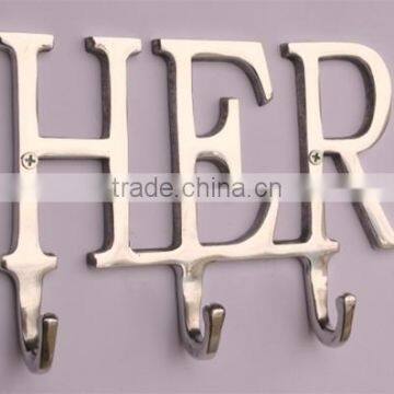 metal alphabet unique shiny hangers for sale