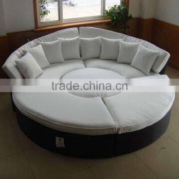 Evensun Stylish Brown Outdoor Sunbed Indoor Daybed photo-2