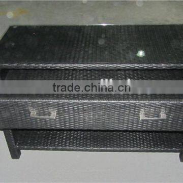 China Manufacturer Garden Outdoor Accessory Rattan Cabinet photo-2