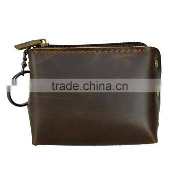 Full Grain Leather Wallet Men Coin Purse From Italy With Card Holder photo-3