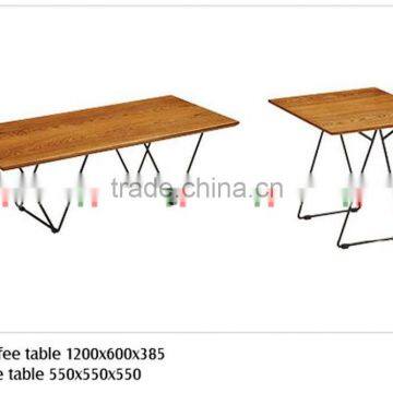 Baking Finish Wire Side Table / Wooden Side Table / Sofa Side Table TA-828S photo-3