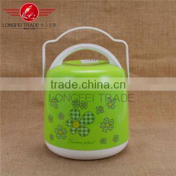 0.8L Mini Green Lunch Box Plastic / Insulated lunch box for food/soup for Family