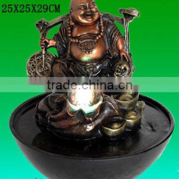 resin Budda fountain