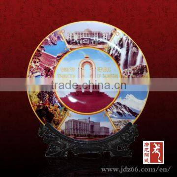 New Year Gift High Quality Hand Painting French Ceramic Plates for Home Souvenir photo-2