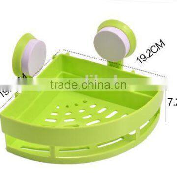 Vacuum Suction Cup Bathroom and Kitchen Plastic Triangle Shelf/holder photo-2