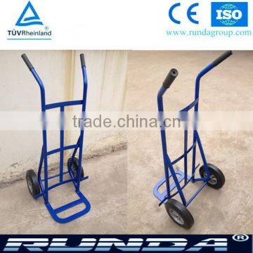 Heavy duty hand trolley in steel material for hot sale