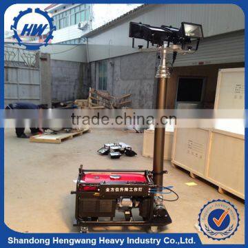 Low price 2kw mobile flood lighting tower