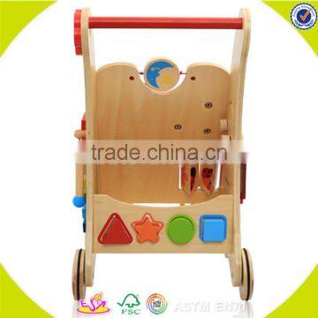 Wholesale Fashion Kids Wooden Toy Walker Popular Children's Wooden Toy Walker W16E034 photo-3