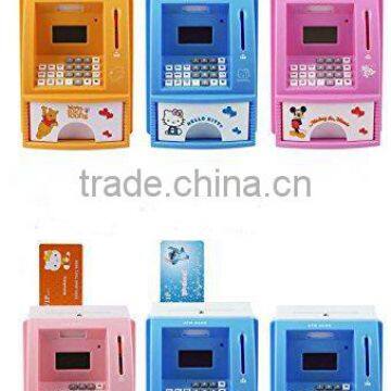 2015 Hot Sale Mini Children Plastic Voice ATM Saving Bank Toys From ICTI Dongguan Manufacturer photo-3